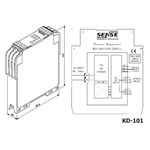 SENSE CTRL PNP INPUT-DPDT RLY OUT