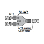 SUNX S-LINK M12 4P MALE-FEMALE (BX OF 5)